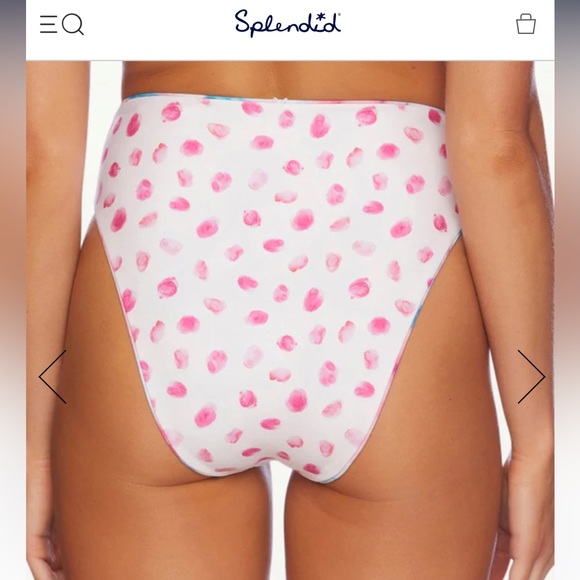 Splendid Reversible Swimwear Bikini Bottoms - Picture 4 of 4